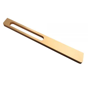 Filta Hardware Furniture Cabinet Drawer Aluminum Anodized Champagne Gold Pull Handle 4507 thumbnail-3