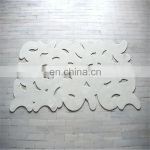 Hot Selling Rectangle Contemporary Geometric Fashion Design Felt Area Rug thumbnail-5