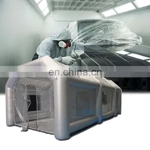 Portable Spray Booth Car Workstation Inflatable Used Cheap Paint Booth Tent thumbnail-1