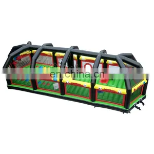 All In One Inflatable Sports Arena 5 In 1 Combo Football Twister Volleyball Game Field thumbnail-4