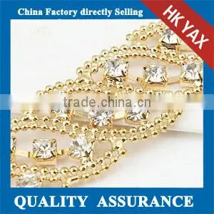 0516L Crystal Rhinestone Bikini Connector, Rhinestone Connector for Bikini, Rhinestone Bikini Connector thumbnail-1