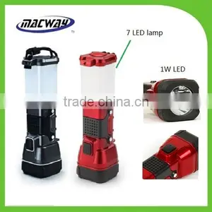 1W+7LED Multi-function Highlight Torch Flashlight thumbnail-1