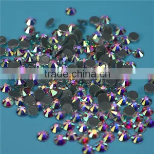 High Quality Low Price Wholesale Crystal AB Flatback Hotfix Rhinestone for Wedding Dress thumbnail-4