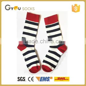 New Style Wholesale Children Stripes Pattern Socks With Logo thumbnail-1