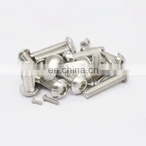 M4 M5 M10 A2 A4 Stainless Steel SS304 Hex Socket Button Head Bolt ISO7380 M3 thumbnail-4