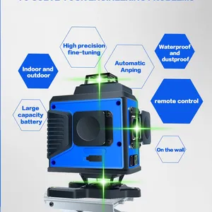 4D Automatic Leveling 360-degree Rotary 16-lineGreen Laser Levels thumbnail-5