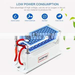 110v 220V 10g Ozone Generator Air Purifier Plate Air Ozonizer Portable Ozonator Purifier Home Cleaner Air Sterilization Purifier thumbnail-3