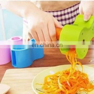 Multi-Functional Double Headed Spiral Cutter With Knife Sharpener Vegetable Slicer Cutter thumbnail-4