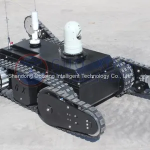 PS800 Swing Arm Aluminium Platform All Terrain Robot Rubber Track Chassis thumbnail-4