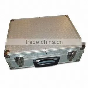 Silver Big Strong Aluminum Frame Tool Case thumbnail-1
