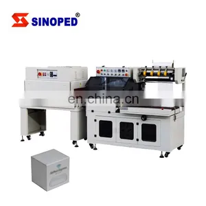 Automatic POF Film Carton Box Case Bottle Heat L Sealing Shrink Tunnel Wrapping Machine thumbnail-1