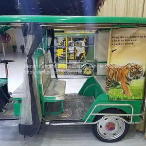 AKA15 Electric Taxi Passenger Rickshaw Tricycle With Turning Seat thumbnail-4