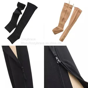 Varicose Socks Top Quality Medical Custom Logo 2xl Compression Socks Open Toe Compression Socks With Zippers thumbnail-2
