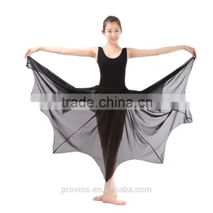 Ballet Ballroom Leotard With Chiffon Long Skirt (4313) thumbnail-4