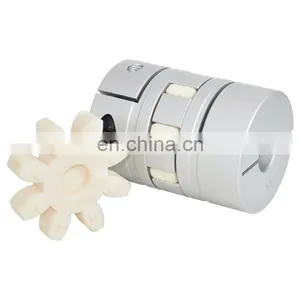 Aluminum Clamp Style Spider Flexible Shaft Coupling For Encoder thumbnail-1