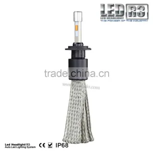 2016 Universal Type Plug&play no Fan R3 Led Headlight Bulbs 12v 35w for Any Cars thumbnail-5