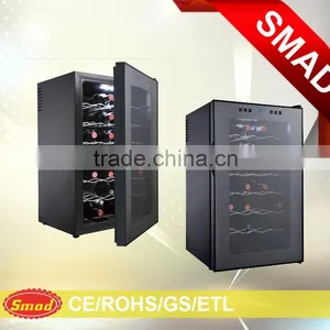 SMAD Electric Mini Wine Cooler Wine Cabinet Freestanding Wine Cellar Glass Door thumbnail-1