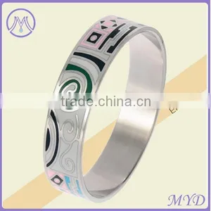 2015 Newest Design Flower Stainless Steel Bracelets thumbnail-1