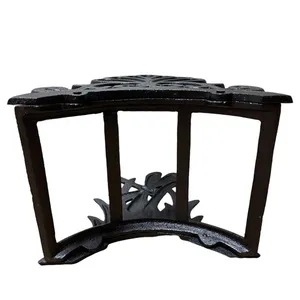 Cast Iron Hose Holder Water Pipe Rack Stand Color Painted Dragonflies Pattern Villa/Porch/Lawn Fence Decor thumbnail-3