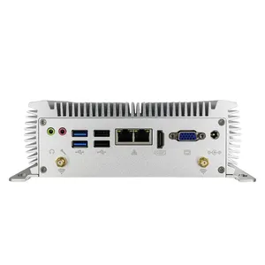 4th Core i5 4278U Mini Computer 6com 8usb DC 12V Dual Lan Fanless Industrial Mini pc X86 thumbnail-1