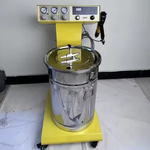 HXC-600A Factory Direct Sales In Line With Human Mechanics Design Powder Cartridge Electrostatic Powder Metal Coating Machine thumbnail-1