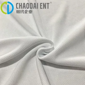 Thickened Dyed 100%RPET Recycled Polyester Knitted 75D*150D Birdseye Fabric for Sportswear Quick-drying Clothes thumbnail-2