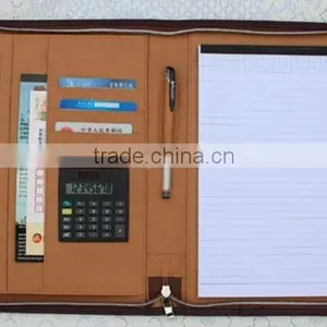 A4 Size Zipper Portfolio Organizer With Card Holder thumbnail-1