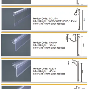 Supermarket Shelf Channel Price Holder Shelf Talker Sign Data Strip thumbnail-1