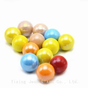 Wholesale Glass Beads Marbles 16mm 25mm Colorful Glass Beads Fishbowl Decorative Beads Craft Ball thumbnail-4