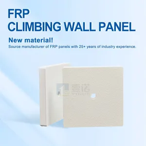 High Grip FRP Climbing Wall Panel for Indoor Gym Bouldering Area Anti-Slip Durable Rock Climbing Surface FRP Sandwich Panel thumbnail-2