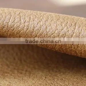 Bright Leather-look Embossed Sofa Fabric With Nonwoven Back/PVC Quality Choice thumbnail-3