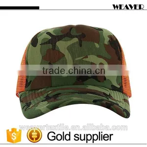 Custom Hats Curve Brim Snapback Cap and Hat Camo Mesh Trucker Cap 5 Panel Hat thumbnail-1