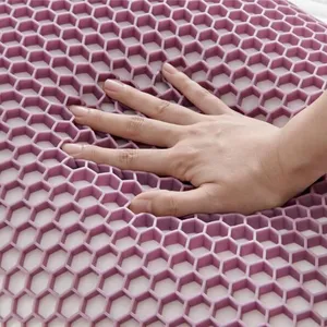 Grid Gel Memory Foam Pillow thumbnail-2