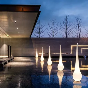 Wireless Remote Control Waterdrop Decor Table Lamp 16 Color Options Suitable for Hotel Restaurant Lighting thumbnail-3