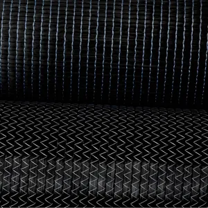 Carbon Fiber Fabric 240g/m2 2x2 Köper 0.4mm Dicke 3600MPa Zugfestigkeit 45% Kohlenstoffgehalt thumbnail-1