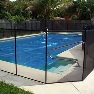 Saltwater-Resistant PVC Coated Woven Mesh – Textilene for Swimming Pool Fencing, Corrosion-Proof for Coastal and Saltwater Pools thumbnail-1