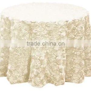 Wholesale Rossette Polyester Tablecloth thumbnail-2