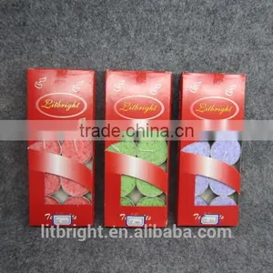 Colorful Tealight Candles in Box thumbnail-2