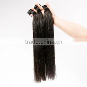 Natural Color Straight African Human Hair Extensions Human Hair Weave Vendors Sew in Human Hair Extensions Blonde thumbnail-3