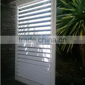 White Painted Aluminium Profile Blades for Ventilation Shutters thumbnail-1