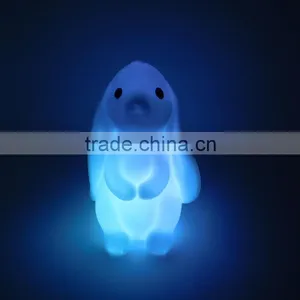 Cute Design Long Ear Plastic Rabbit Toys For Decoration French Lop Shaped Baby LED Night Light Toys thumbnail-3