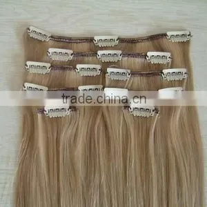 100% Silky Straight Clip in Hair Extensions for Black WOMEN thumbnail-6