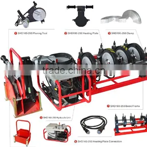 SHD160-315 Manual Butt Fusion Welding Machine for HDPE Pipe From Competitive Manufacturer ISO Approved thumbnail-1