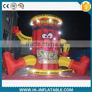 Best Selling Inflatable Firework Cartoon Model for Outdoor Advertising thumbnail-1