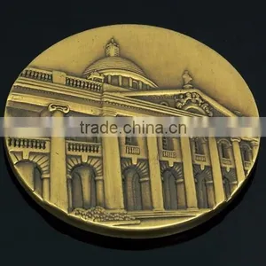 Hot Selling Souvenir Metal Great Wall Of China Coin thumbnail-2
