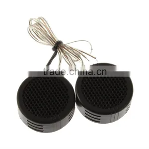 2 Pcs Universal Car Speaker High Efficiency Mini Dome Tweeter Loudspeaker 2x 500W Super Power Audio Sound Klaxon Tone For Car thumbnail-2