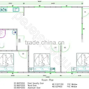 Hot Sale!! New Design Elegant Prefabricated Residential House Quick Assembly Modular House thumbnail-3
