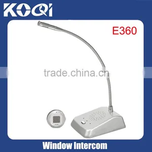 Bank Windows Intercom E360 Hands Free Two-way Talkback With CE Certification thumbnail-1