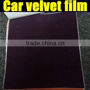 Good Quality Purple Velvet Car Wrap Vinyl Film thumbnail-1