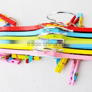 J208 Child Wholesale Wood Clothes Hanger Factory thumbnail-5